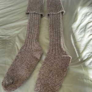 Cozy Woolen Socks - Brown